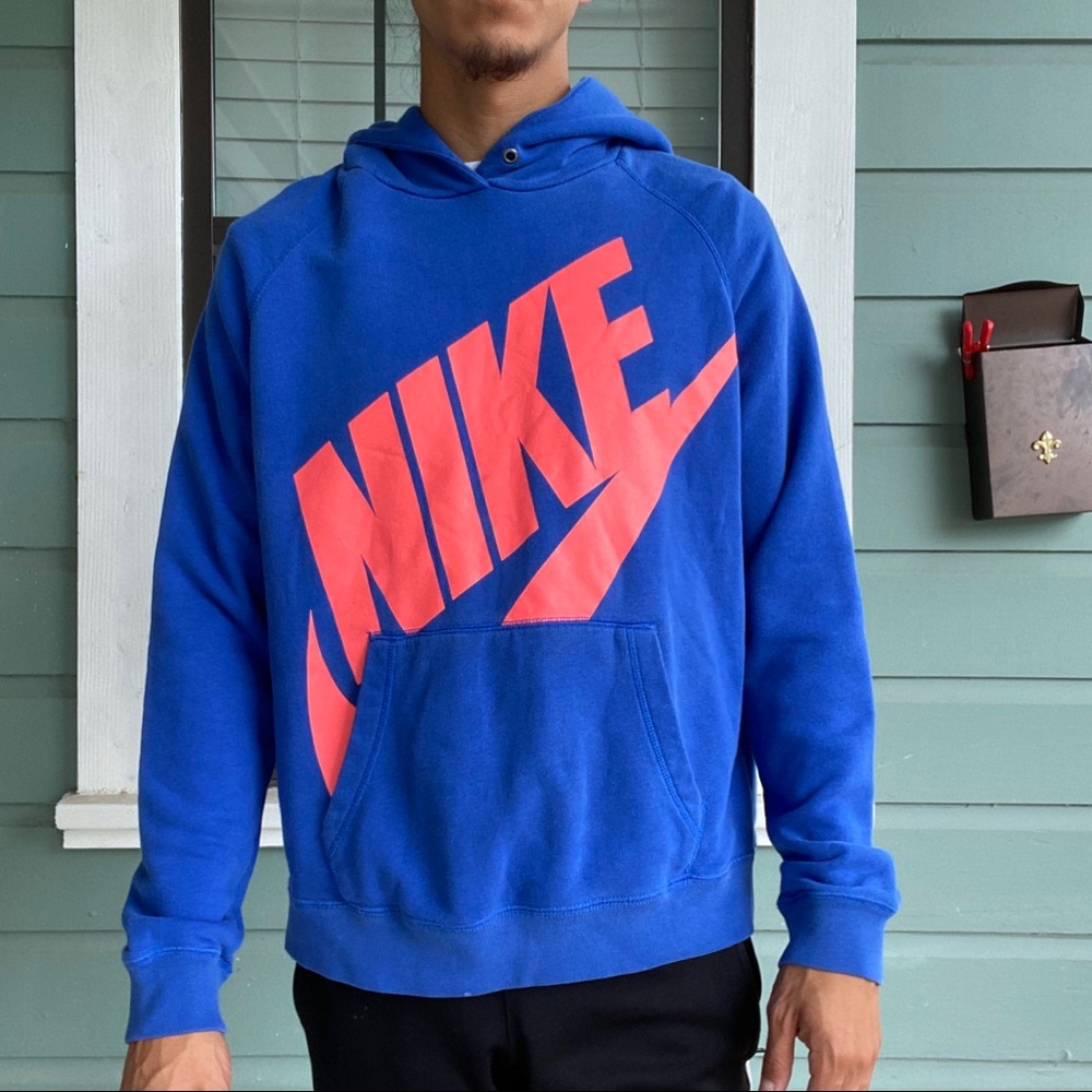 Blue Nike hoodie
